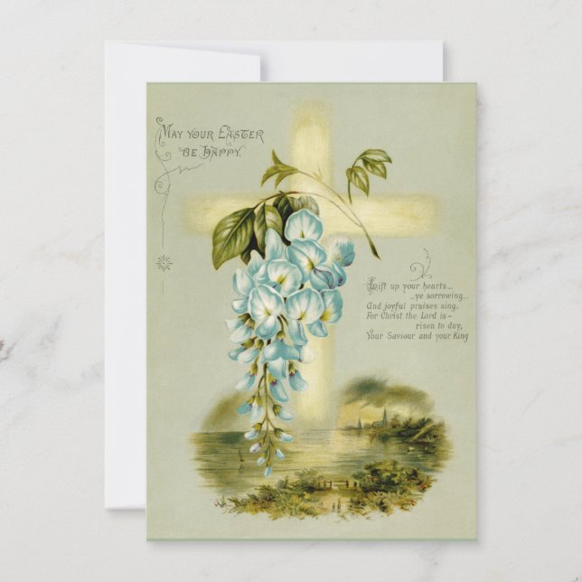 Vintage Easter holiday card (Front)