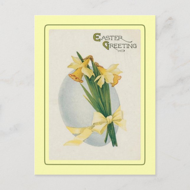 Vintage Easter Holiday Postcard (Front)
