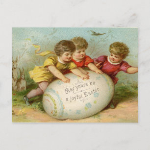 Vintage Easter Holiday Postcard