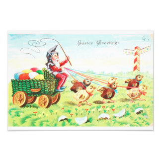 Vintage Easter Illustrations Photo Print