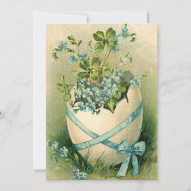 Vintage Easter Invitations (Front)
