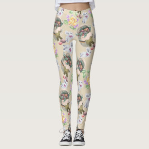 Vintage Easter Leggings