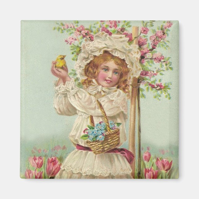 Vintage Easter Magnet (Front)