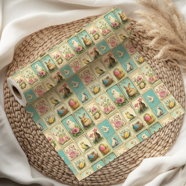Vintage Easter |  Nostalgic Floral  Wrapping Paper (Creator Uploaded)