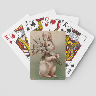 Vintage : easter - playing cards