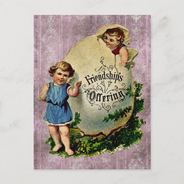 Vintage Easter Postcard (Front)