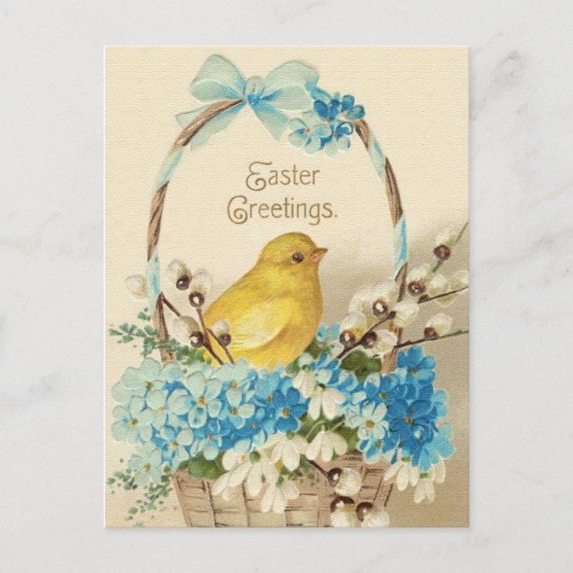 Vintage Easter postcard (Front)