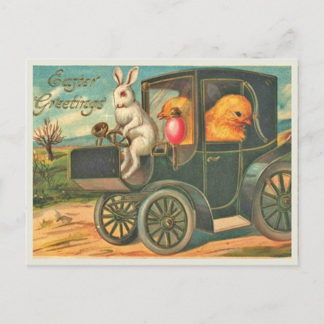 Vintage Easter Postcard (Front)