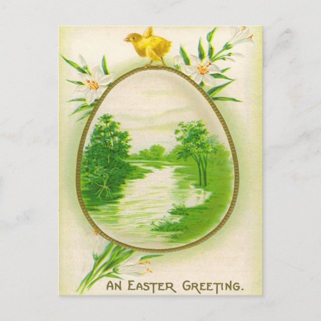 Vintage Easter Postcard (Front)