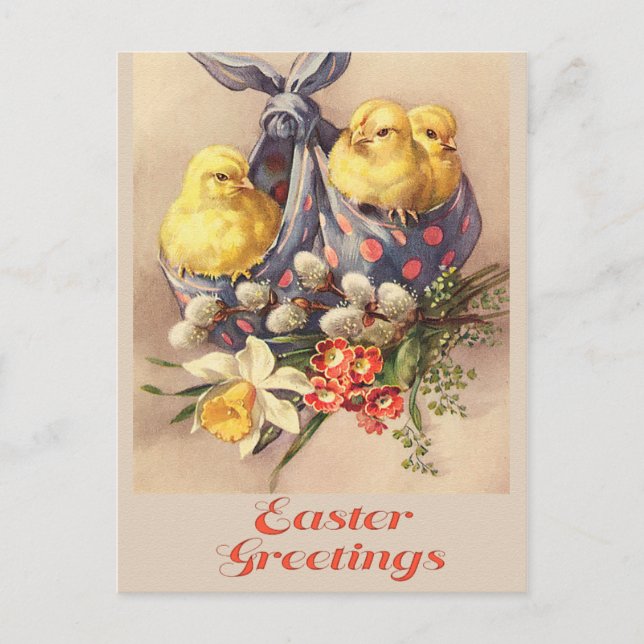 Vintage Easter postcard (Front)