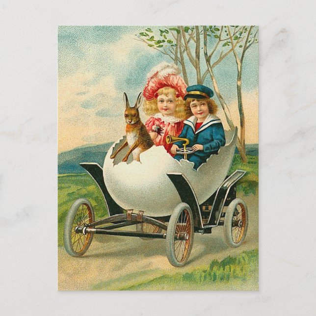 Vintage Easter Postcard (Front)
