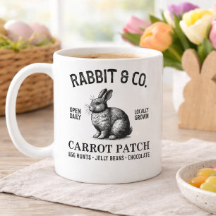 Vintage Easter Rabbit  Coffee Mug