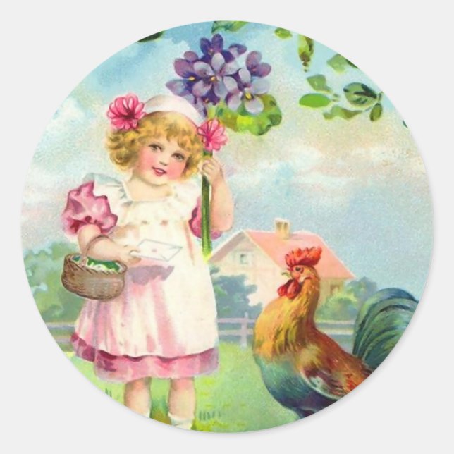 Vintage Easter Stickers (Front)