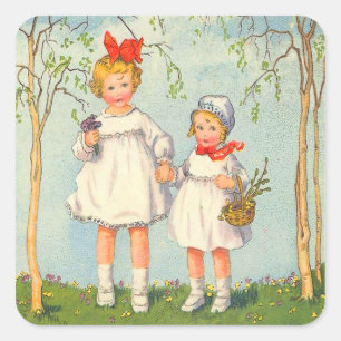 Vintage Easter Stickers