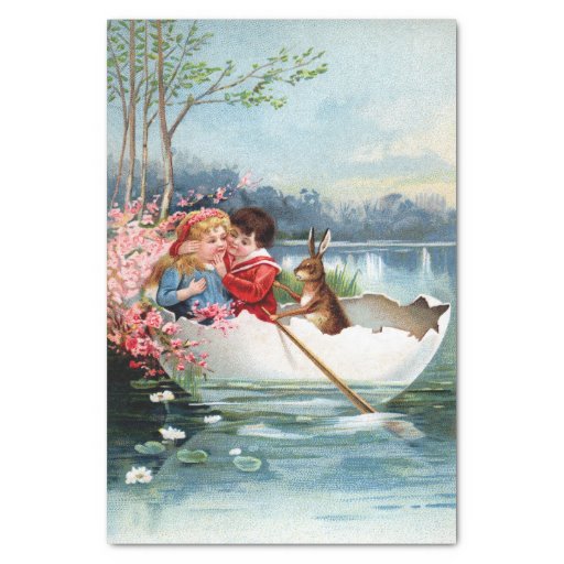 Image of Vintage Easter Tissue Paper