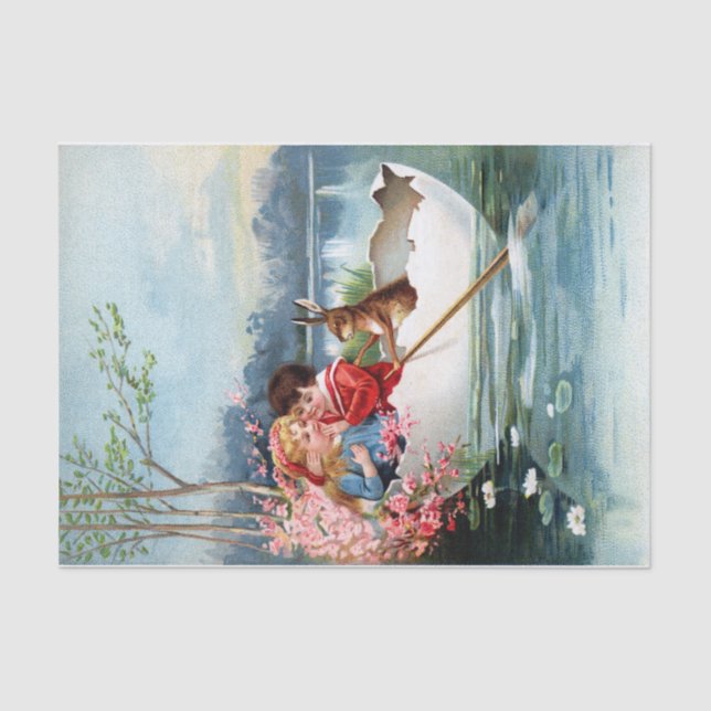 Vintage Easter Tissue Paper (Front)