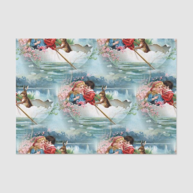 Vintage Easter Tissue Paper (Front)