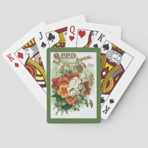 Vintage Eastman's Seed Catalogue Cover Art, 1897 Playing Cards