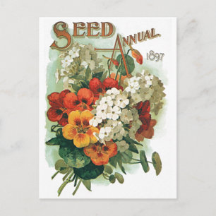Vintage Eastman's Seed Catalogue Cover Art, 1897 Postcard