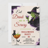 Vintage Eat Drink and Be Scary Halloween Party