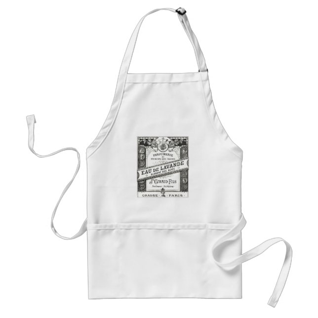 Vintage Eau de Lavande Advertisment Standard Apron (Front)