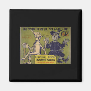 Vintage Ecrow Tin-man Shirt Art-the Wizard Of Oz Magnet