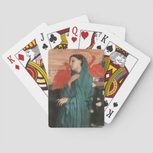 Vintage Edgar Degas Young Woman with Ibis Art Playing Cards
