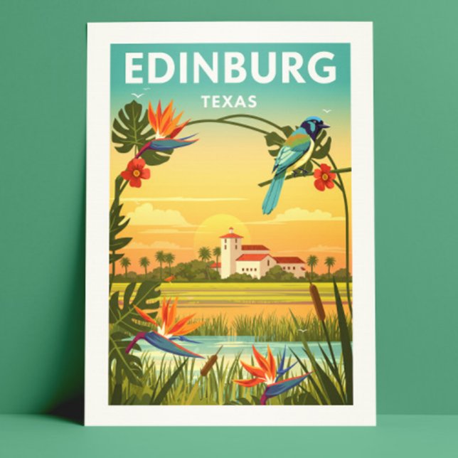 Vintage Edinburg Texas Postcard (Creator Uploaded)