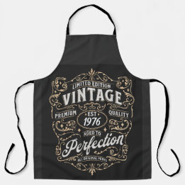 Vintage Edition. Premium Quality - Editable age Apron