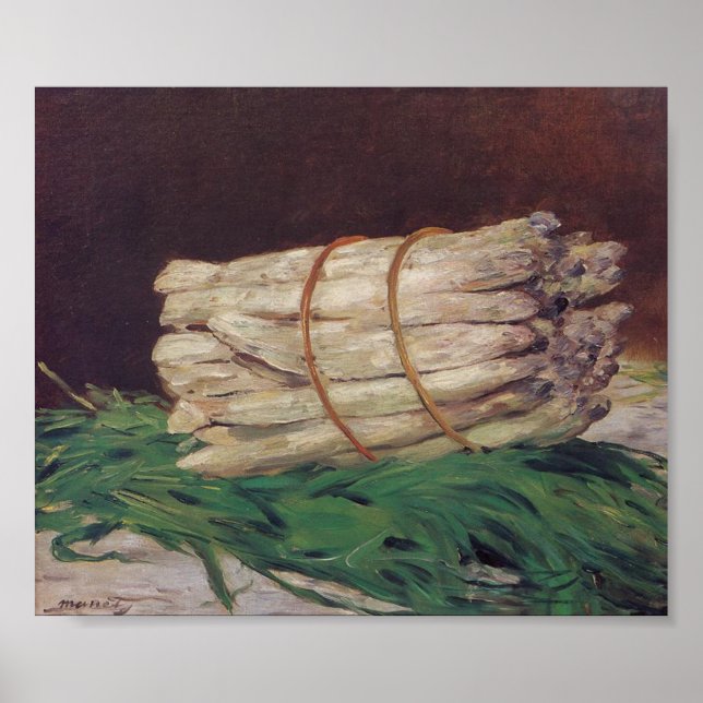 Vintage Edouard Manet Bunch of Asparagus Poster (Front)