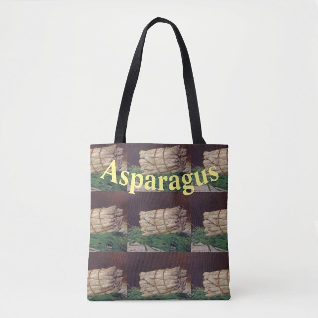 Vintage Edouard Manet Bunch of Asparagus Tote Bag (Front)