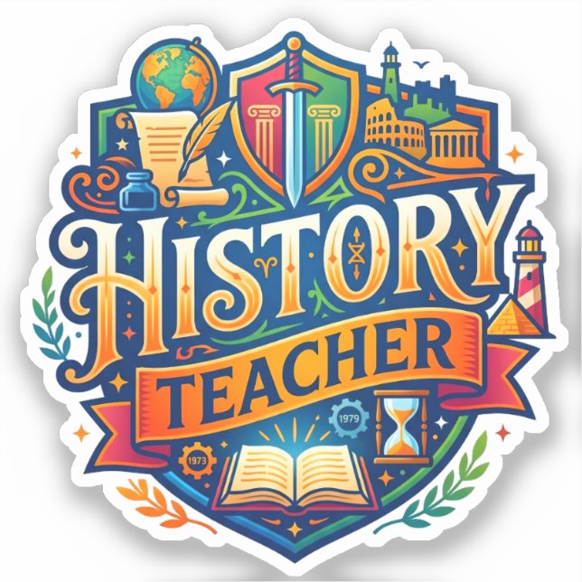 Vintage Educator Gift | History Teacher (Front)