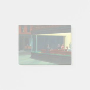 Vintage Edward Hopper Nighthawks Diner Post-it Notes