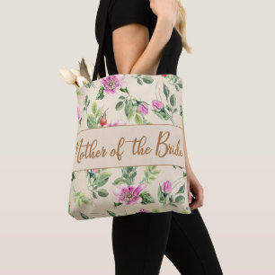 Vintage Eglantine Wedding Mother of the Bride Tote Bag