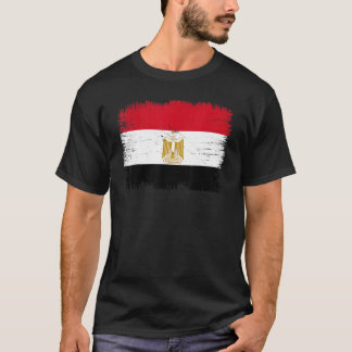 Vintage Egypt Flag Egyptian Independence Day T-Shirt