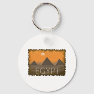 Vintage Egypt Key Ring