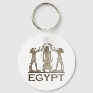 Vintage Egypt Key Ring