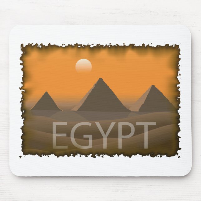 Vintage Egypt Mouse Mat (Front)