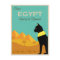 Vintage Egypt Pyramids Bastet Cat Travel