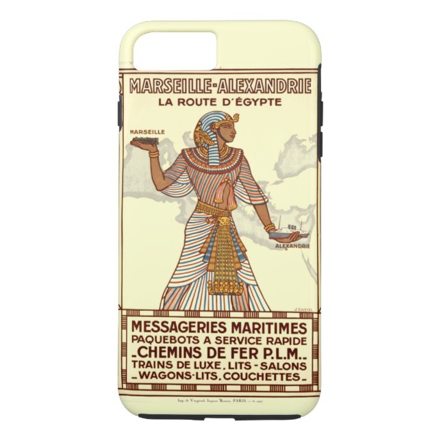 Vintage Egypt Travel iPhone 7 Plus Case (Back)
