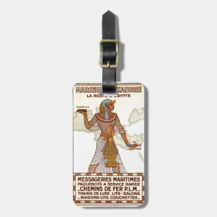Vintage Egypt Travel Luggage Tag