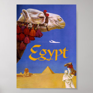 Vintage Egypt Travel Poster