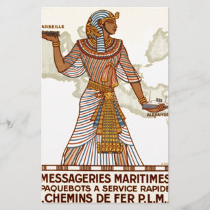 Vintage Egypt Travel Stationery