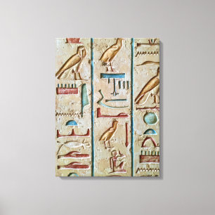 Vintage egyptian canvas art
