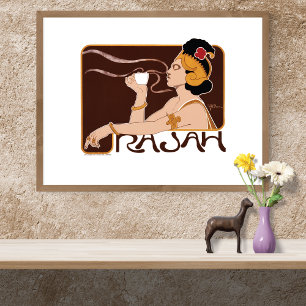Vintage Egyptian Coffee Cafe Poster