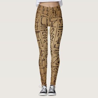 Vintage Egyptian Hieroglyphics Leggings