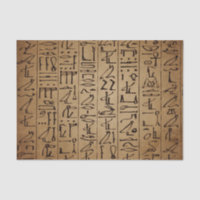 Vintage Egyptian Hieroglyphics Paper Print