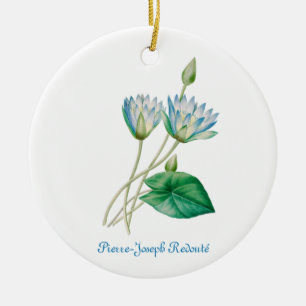 Vintage Egyptian Lotus Flower Ceramic Tree Decoration
