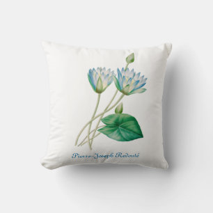 Vintage Egyptian Lotus Flower Cushion