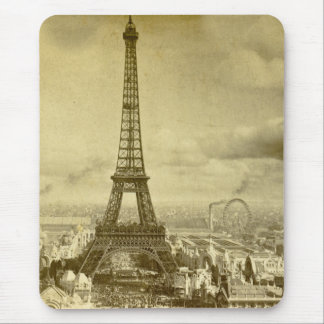 Vintage Eifel Tower Paris France 1889 Mouse Mat